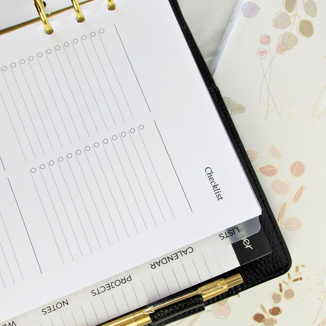 A5 Six-Ring Planner Bundle | All-In-One Personal Organizer
